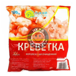 Креветки королевские очищенные с хвостом 30/50 - 500г