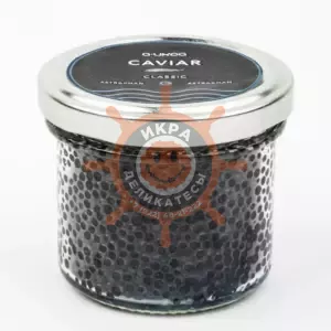 Икра осетровых рыб зернистая (осетр) CLASSIC 100г Стекло