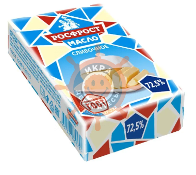 Масло "Крестьянское", 72,5%, РОСФРОСТ 180 гр-1шт